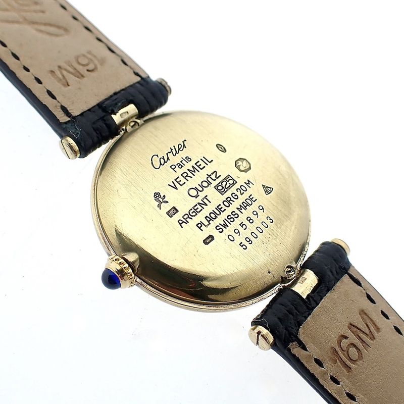 Image 5 of Cartier Must Vermeil; Ladies watch