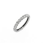 Image 1 of White gold alliance ring with diamonds; 0.50 ct.