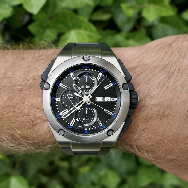 Image 17 of IWC Ingenieur 'Double Chronograph' IW376501; Automatic men's watch