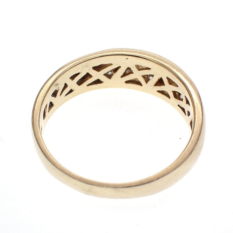 Image 4 of Gold ring with diamond | 0.12 ct.