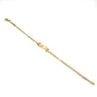 Image 3 of 18K Gold Bracelet with Plate | 18 cm