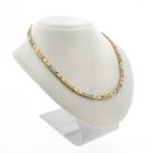 Image 4 of Two-tone gold fantasy link necklace