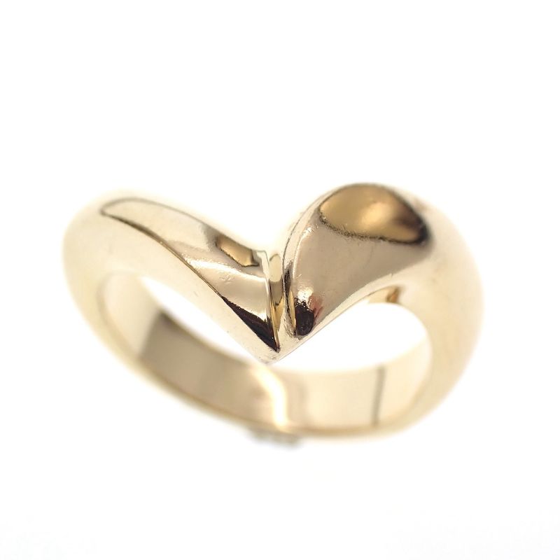 Image 2 of Gold V-shaped ring