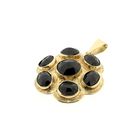 Image 6 of Vintage gold pendant with garnet.