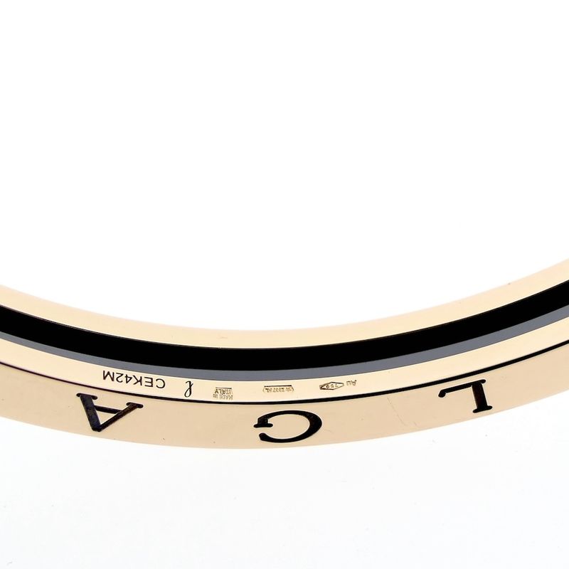 Image 13 of 18K rose gold slave bracelet; B.ZERO 1 | BVLGARI