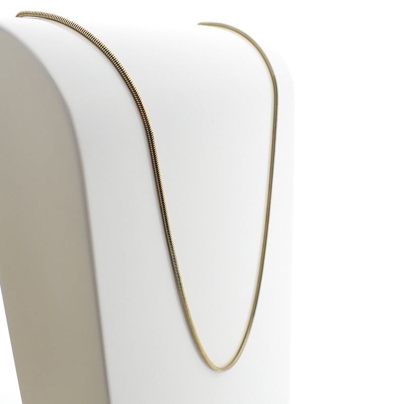 Image 8 of 18 carat snake link chain | 50 cm