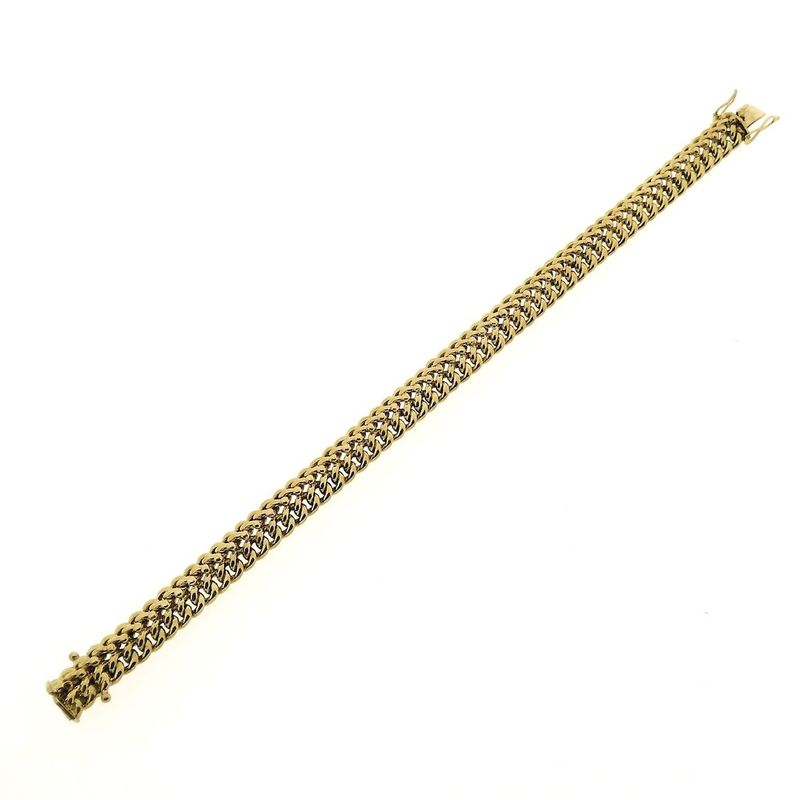 Image 6 of Gold French gourmet link bracelet