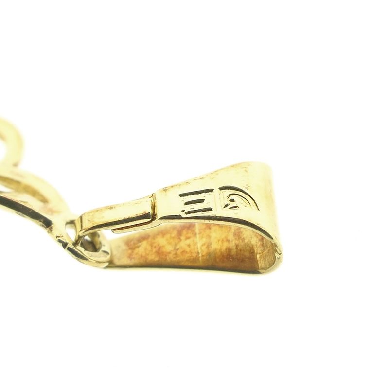 Image 6 of Vintage gold pendant with garnet