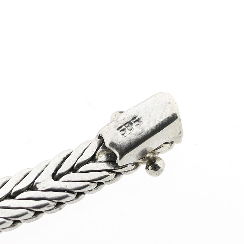 Image 11 of White gold bracelet with diamonds; 1.05 ct.