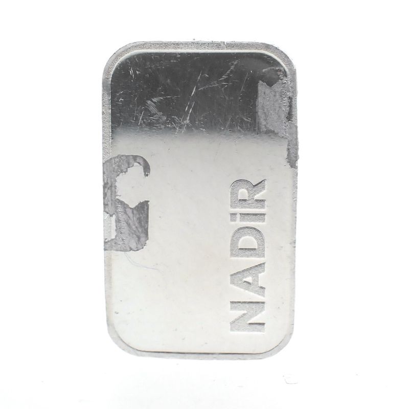 Image 4 of Silver bar 5 grams 999.0 pure silver; Nadir Metal Rafineri