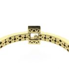 Image 7 of Gold slave bracelet with diamonds; Size S/M