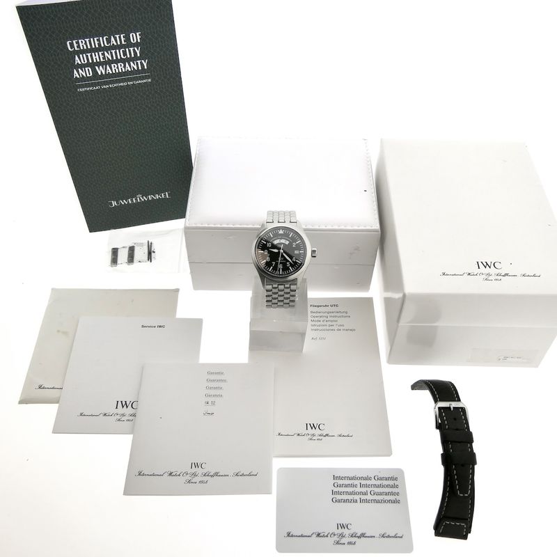 Image 15 of IWC Pilot UTC TZC Spitfire IW3251; Automatic men's watch with GMT