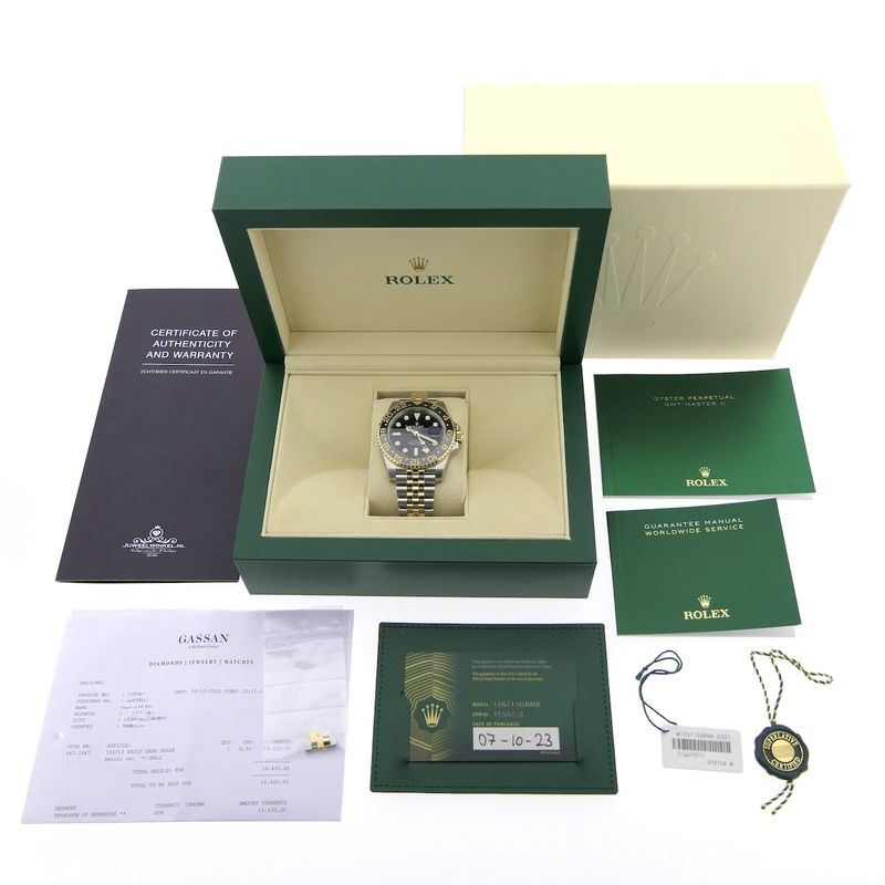 Image 4 of Rolex GMT-Master II 126713GRNR; Automatic men's watch