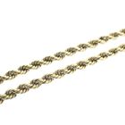 Image 6 of Gold long twisted link necklace | 72 cm