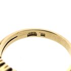 Image 6 of Gold ring with colored zirconia