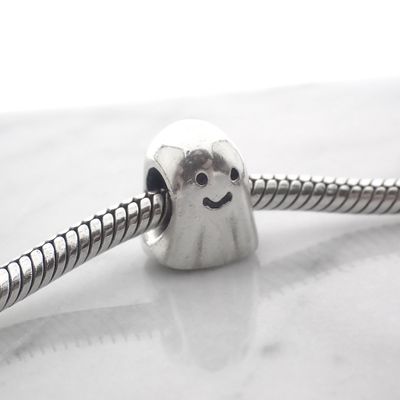 Image 2 of Pandora charm; Silver; Ghost Charm