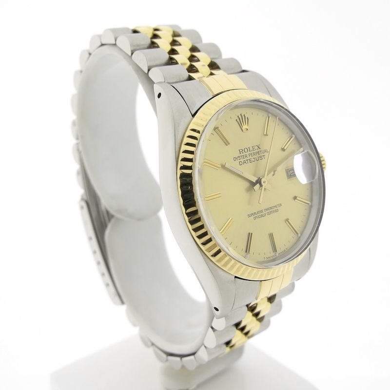 Image 3 of Rolex Datejust 16013; Goud/stalen horloge