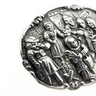 Image 5 of Vintage silver brooch with scene