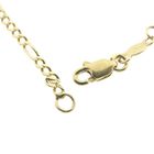 Image 4 of Gold Figaro link bracelet