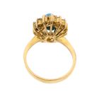 Image 6 of Gold ring with topaz and zirconia