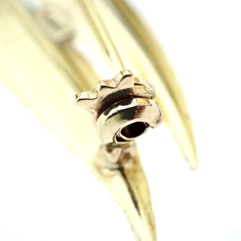 Image 5 of Gold brooch with two feathers