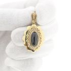 Image 10 of Vintage gold pendant with garnet