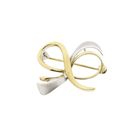 Image 8 of Two-tone gold brooch as a bow