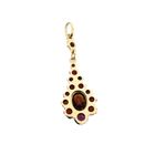Image 6 of Golden Pendant with Garnet