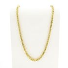 Image 1 of Gold square king chain | 70 cm