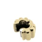 Image 7 of Pandora clip charm; Gold; Ribbed Charm