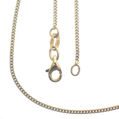 Image 1 of Gold thin gourmet link chain