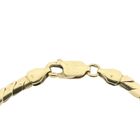 Image 4 of Gold S-link bracelet; 19 cm