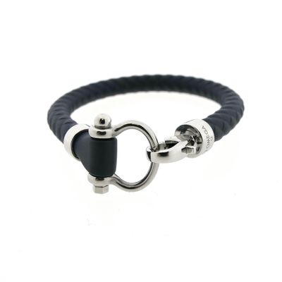 Omega Accessories; Sailing Bracelet; Blue; Rubber; (L) 21cm Image 1 of Omega Accessories; Sailing Bracelet; Blue; Rubber; (L) 21cm