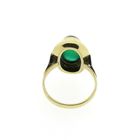 Image 6 of Gold ring with green agate | Vintage