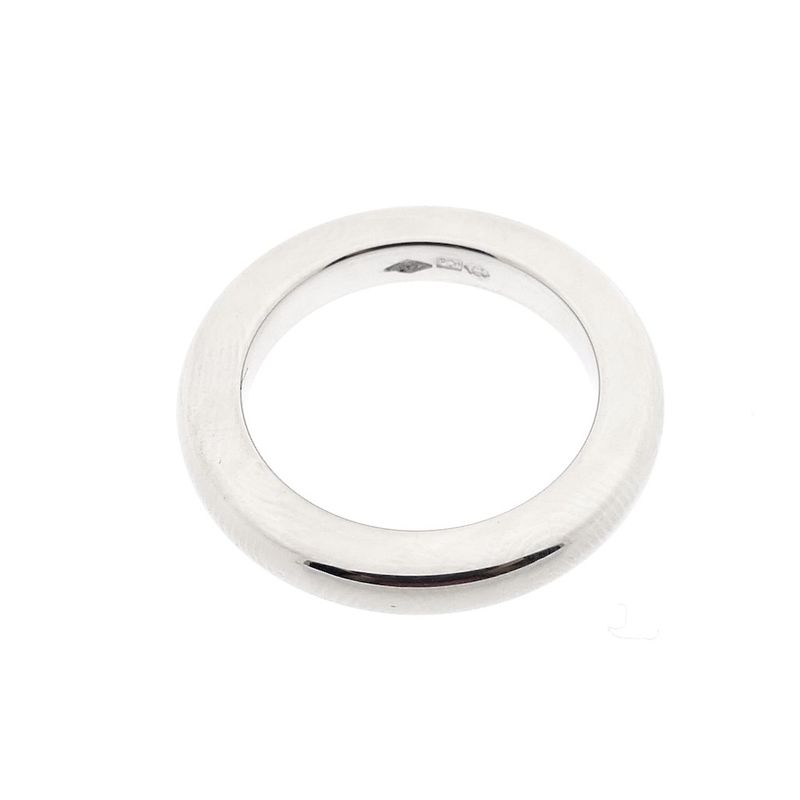 Image 5 of White gold ring with diamonds; 0.08 ct.