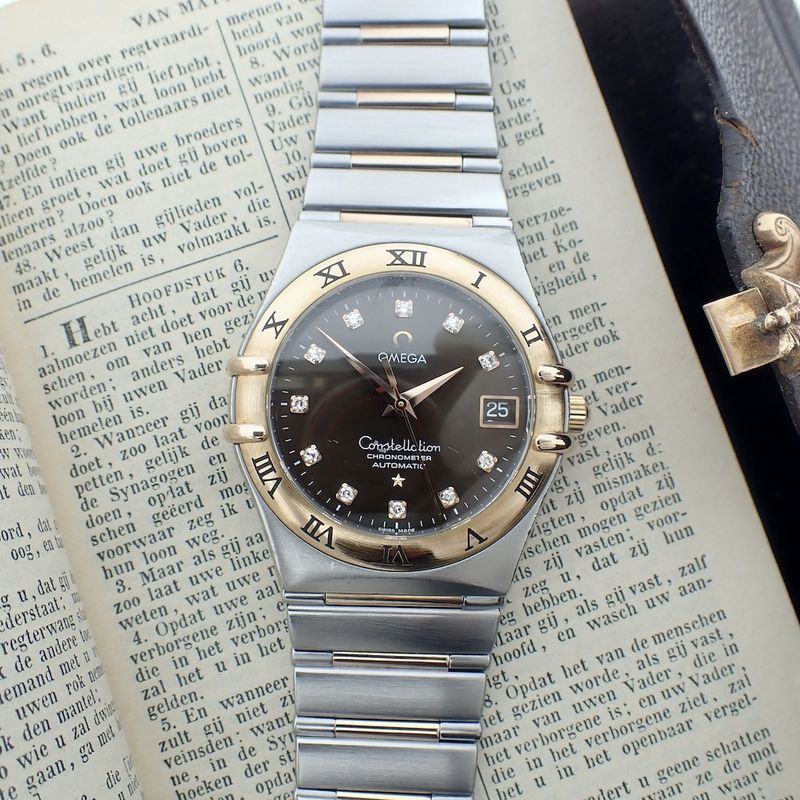 Image 10 of Omega Constellation Automatic; Watch with diamond dial