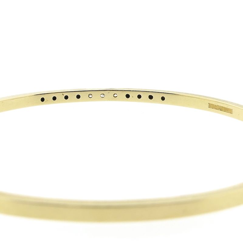 Image 5 of Gold bangle with diamond; 0.09 ct. | Ø 58 mm | Diamond