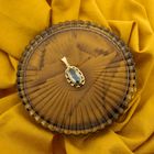 Image 2 of Vintage gold pendant with topaz