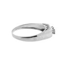 Image 4 of White gold ring with diamond | 0.15 ct.
