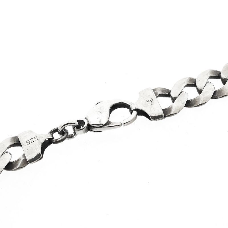 Image 4 of Silver Robust Gourmet Link Necklace