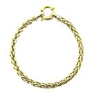 Image 4 of Gold foxtail link bracelet | 19 cm