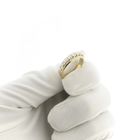 Image 10 of 18-karat two-tone gold ring with 0.42 ct. diamond