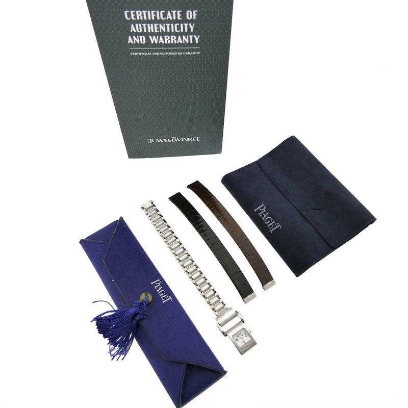 Image 16 of Piaget Miss Protocole 5221; 18k white gold women's watch with mother-of-pearl dial