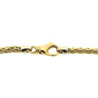 Image 4 of Gold square foxtail link chain