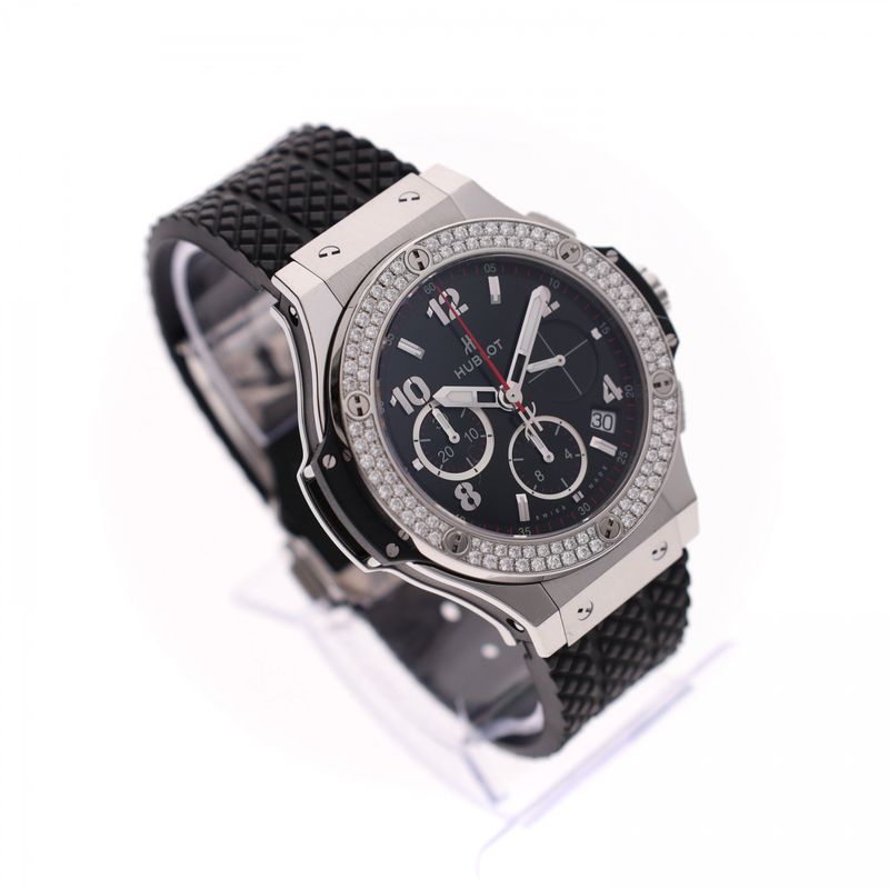 Afbeelding 4 van Hublot Big Bang Diamonds 41mm 314.SX.130.RX.114; Automatisch Chronograaf Horloge