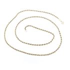 Image 3 of Golden twisted link chain.