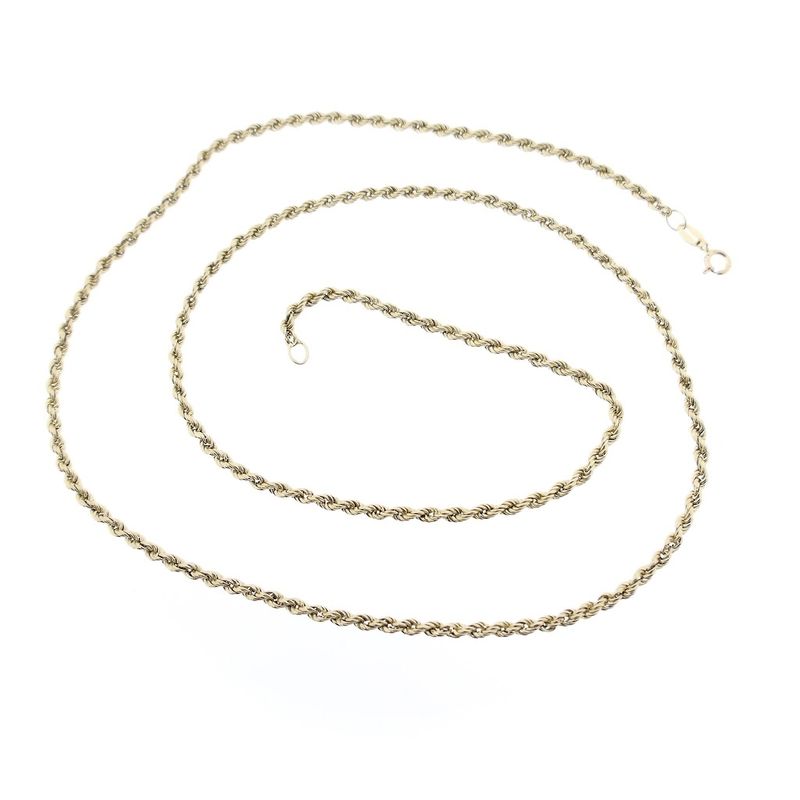 Image 3 of Golden twisted link chain.