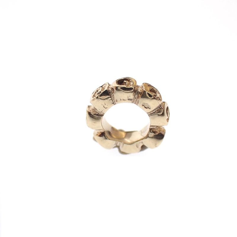Image 4 of Pandora spacer; Gold; Rose