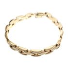 Image 1 of 8-karat Bismarck link bracelet | 18.5 cm