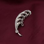 Image 2 of Silver Elegant Feather Brooch